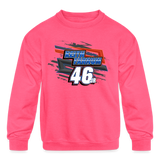 Keith Farnum | 2023 | Youth Crewneck | Sweatshirt - neon pink