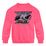 Granite State Mini Sprints | 2024 | Youth Crewneck Sweatshirt - neon pink