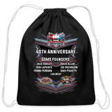 Granite State Mini Sprints | 2024 | Cotton Drawstring Bag - black