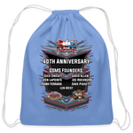 Granite State Mini Sprints | 2024 | Cotton Drawstring Bag - carolina blue