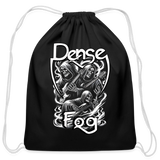 Dense Fog | Summer 1985 | Cotton Drawstring Bag - black