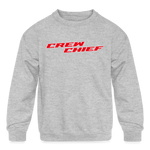 Custom Design | Collins | Youth Crewneck Sweatshirt - heather gray