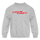 Custom Design | Collins | Youth Crewneck Sweatshirt - heather gray