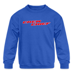 Custom Design | Collins | Youth Crewneck Sweatshirt - royal blue