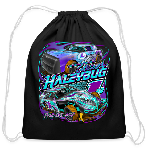 Team Haleybug | 2024 | Cotton Drawstring Bag - black