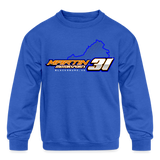 Jeff Martin | 2024 | Youth Crewneck Sweatshirt - royal blue