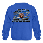 Ruel Motorsports | 2024 | Youth Crewneck Sweatshirt - royal blue