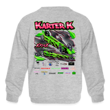 Karter K | 2024 | Youth Crewneck Sweatshirt - heather gray