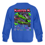 Karter K | 2024 | Youth Crewneck Sweatshirt - royal blue