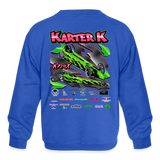 Karter K | 2024 | Youth Crewneck Sweatshirt - royal blue