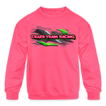 Karter K | 2024 | Youth Crewneck Sweatshirt - neon pink