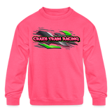 Karter K | 2024 | Youth Crewneck Sweatshirt - neon pink