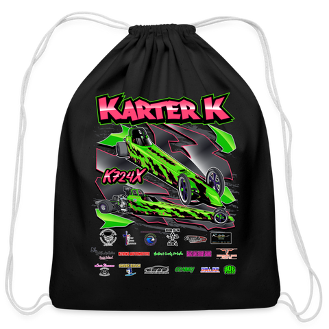 Karter K | 2024 | Cotton Drawstring Bag - black