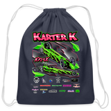 Karter K | 2024 | Cotton Drawstring Bag - navy