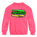 Eli Weaver | 2024 | Youth Crewneck Sweatshirt - neon pink