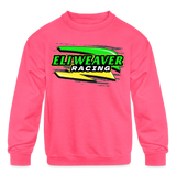 Eli Weaver | 2024 | Youth Crewneck Sweatshirt - neon pink