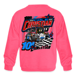 Cole Christian | 2024 | Youth Crewneck Sweatshirt - neon pink