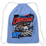 Cole Christian | 2024 | Cotton Drawstring Bag - carolina blue