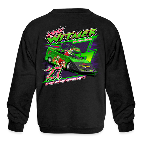 Aspen Witmer | 2024 | Youth Crewneck Sweatshirt - black