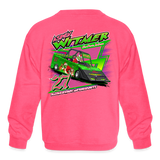 Aspen Witmer | 2024 | Youth Crewneck Sweatshirt - neon pink