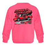 Donald Collins | 2024 | Youth Crewneck Sweatshirt - neon pink