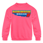 Robinson Racing | 2024 | Youth Crewneck Sweatshirt - neon pink