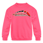 REDline Motorsports | 2024 | Youth Crewneck Sweatshirt - neon pink