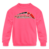 REDline Motorsports | 2024 | Youth Crewneck Sweatshirt - neon pink