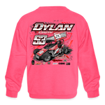 REDline Motorsports | 2024 | Youth Crewneck Sweatshirt - neon pink