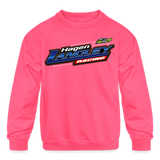 Hagen Langley | 2024 | Youth Crewneck Sweatshirt - neon pink