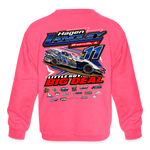 Hagen Langley | 2024 | Youth Crewneck Sweatshirt - neon pink