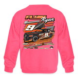 Ryan Arnett | 2024 | Youth Crewneck Sweatshirt - neon pink