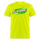 Stine Racing | 2024 | Adult T-Shirt - safety green