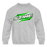 Stine Racing | 2024 | Youth Crewneck Sweatshirt - heather gray