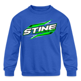 Stine Racing | 2024 | Youth Crewneck Sweatshirt - royal blue