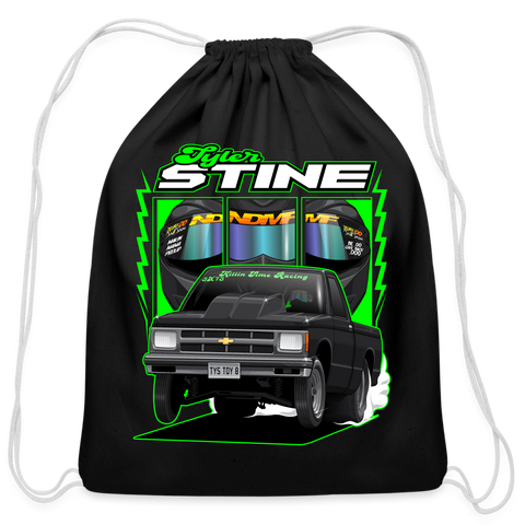 Stine Racing | 2024 | Cotton Drawstring Bag - black