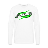 Stine Racing | 2024 | Men's LS T-Shirt - white