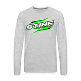 Stine Racing | 2024 | Men's LS T-Shirt - heather gray