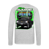 Stine Racing | 2024 | Men's LS T-Shirt - heather gray