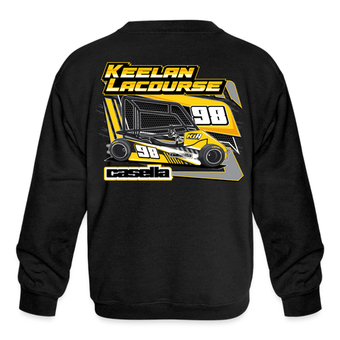 Keelan LaCourse | 2024 | Youth Crewneck Sweatshirt - black