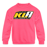 Keelan LaCourse | 2024 | Youth Crewneck Sweatshirt - neon pink