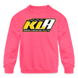 Keelan LaCourse | 2024 | Youth Crewneck Sweatshirt - neon pink