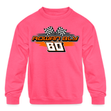 Rowan Bly | 2024 | Youth Crewneck Sweatshirt - neon pink