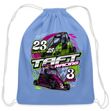 Taft Racing | 2024 | Cotton Drawstring Bag - carolina blue