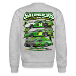 Saunders Racing | 2024 | Adult Crewneck Sweatshirt - heather gray