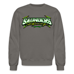 Saunders Racing | 2024 | Adult Crewneck Sweatshirt - asphalt gray