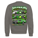 Saunders Racing | 2024 | Adult Crewneck Sweatshirt - asphalt gray