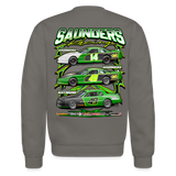 Saunders Racing | 2024 | Adult Crewneck Sweatshirt - asphalt gray