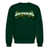 Saunders Racing | 2024 | Adult Crewneck Sweatshirt - forest green