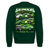 Saunders Racing | 2024 | Adult Crewneck Sweatshirt - forest green